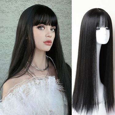 Synthetic fiber wig